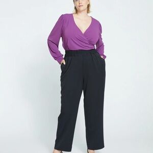 Universal Standard Black Wide Leg Pants.